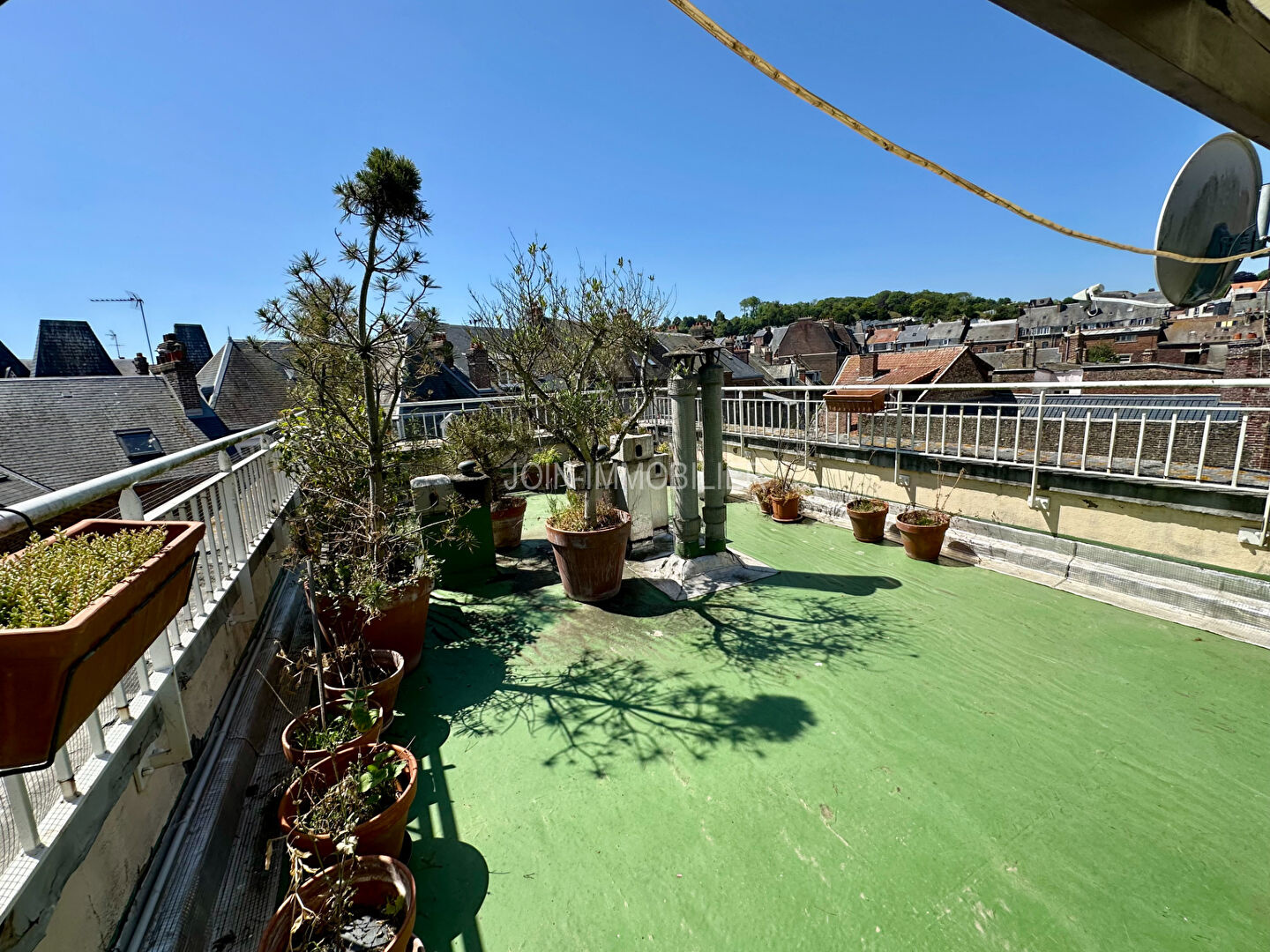 DIEPPE CENTRE-VILLE - APPARTEMENT F4 AVEC TERRASSE, GARAGE ET ASCENSEUR